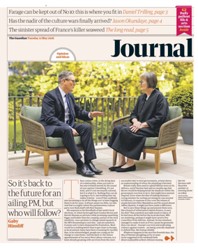Cover of The Guardian e-paper Journal