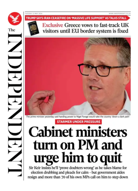 Cover of The Independent