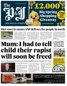 Cover of The Press and Journal (Inverness Highlands and Islands)