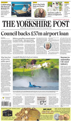 Cover of Yorkshire Post