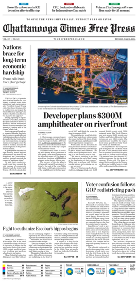 Cover of Chattanooga Times Free Press