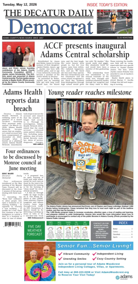Cover of The Decatur Daily Democrat