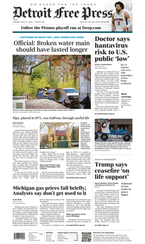 Cover of Detroit Free Press