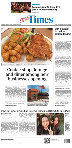 Cover of El Paso Times