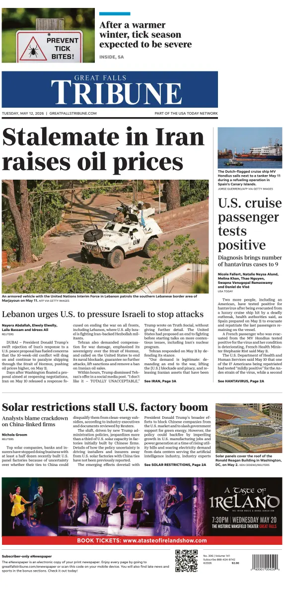 Cover of Great Falls Tribune