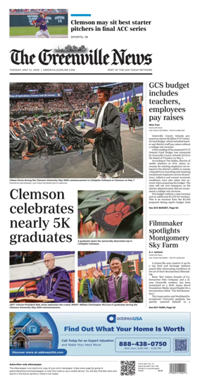 Cover of The Greenville News