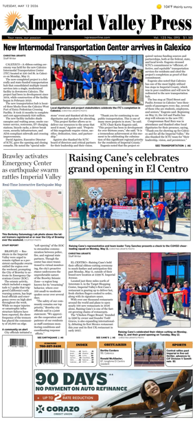 Cover of Imperial Valley Press