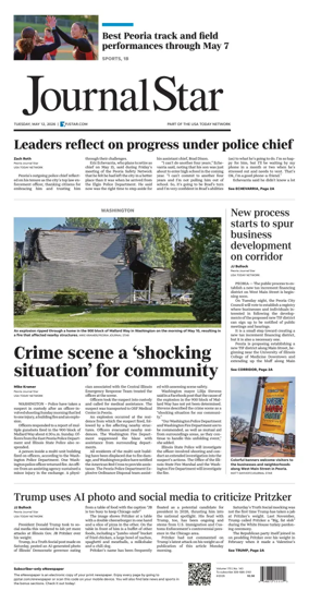 Cover of Journal Star (Peoria)