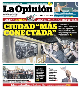 Cover of La Opinion
