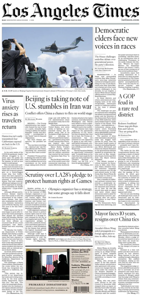 Cover of Los Angeles Times