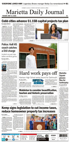 Cover of Marietta Daily Journal