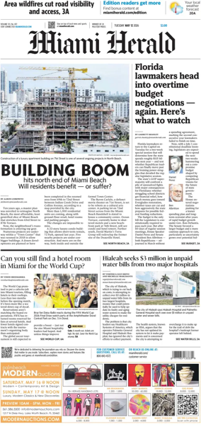 Cover of Miami Herald