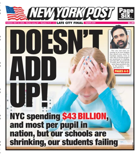 Cover of New York Post