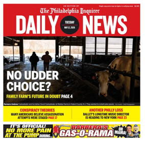 Cover of Philadelphia Daily News