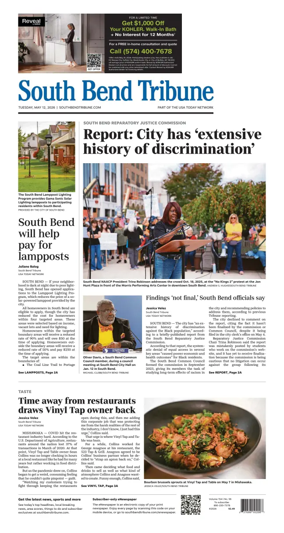 Cover of South Bend Tribune