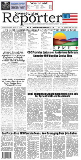 Cover of Sweetwater Reporter