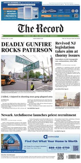 Cover of The Bergen Record