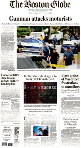 Cover of The Boston Globe