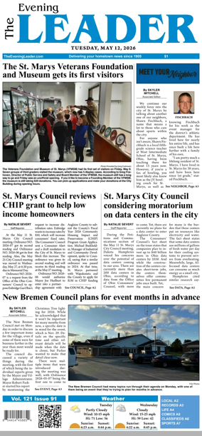 Cover of The Evening Leader