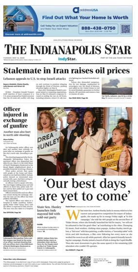 Cover of The Indianapolis Star