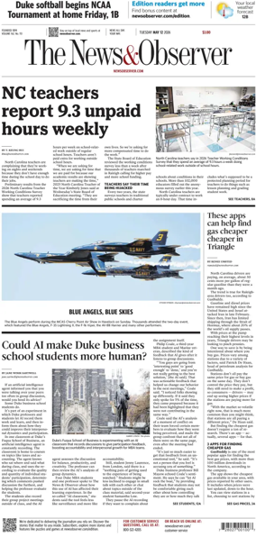 Cover of The News & Observer