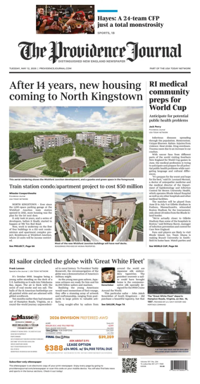 Cover of The Providence Journal