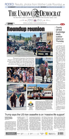 Cover of The Union Democrat