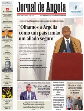 Cover of Jornal de Angola