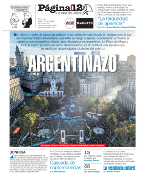 Cover of Pagina 12