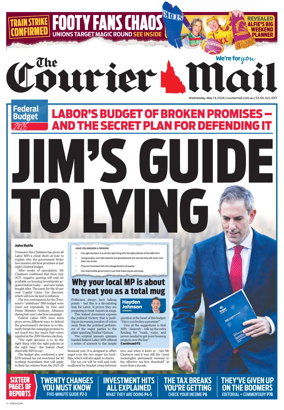 Cover of The Courier-Mail