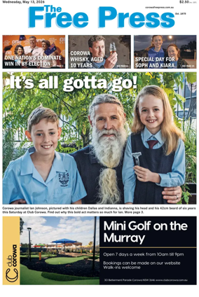 Cover of The Free Press (Corowa)