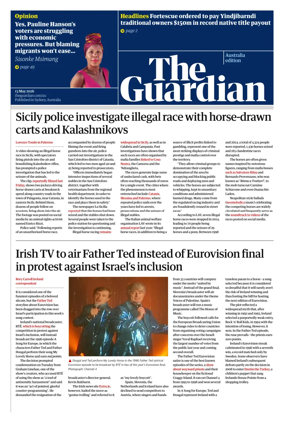 Cover of The Guardian Australia