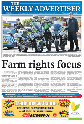 Cover of The Weekly Advertiser Horsham