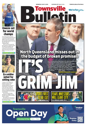 Cover of Townsville Bulletin
