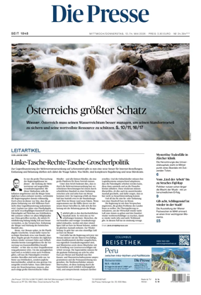 Cover of Die Presse
