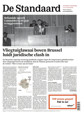 Cover of De Standaard