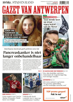 Cover of Gazet van Antwerpen Stad en Rand