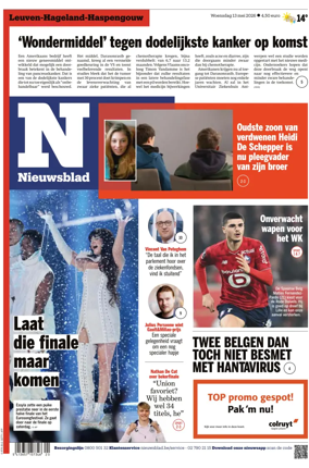 Cover of Het Nieuwsblad
