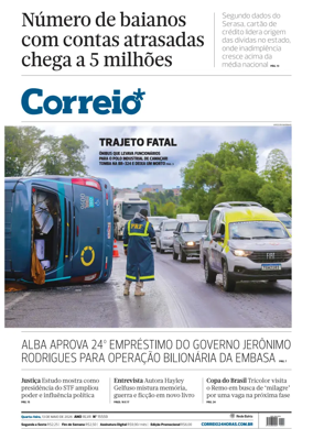 Cover of Correio da Bahia