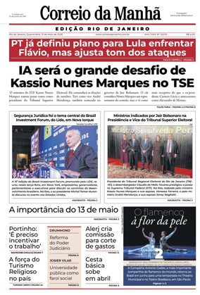 Cover of Jornal Correio da Manha