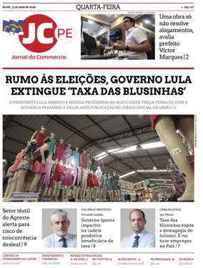 Cover of Jornal do Commercio