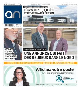 Cover of Acadie Nouvelle