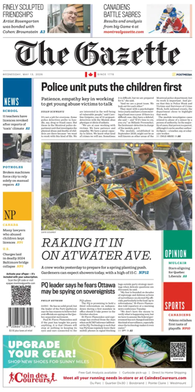 Cover of Montreal Gazette