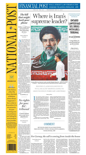 Cover of National Post - (National Edition)