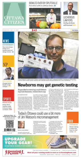 Cover of Ottawa Citizen