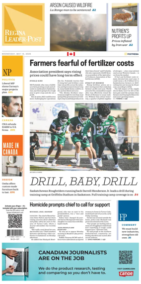 Cover of Regina Leader-Post