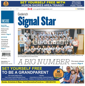 Cover of The Goderich Signal-Star