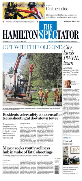 Cover of The Hamilton Spectator
