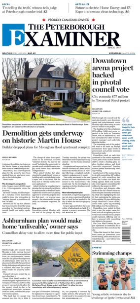 Cover of The Peterborough Examiner