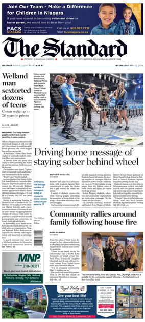 Cover of The Standard (St. Catharines)